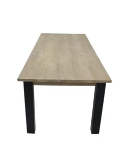 Licht teak houten eettafel