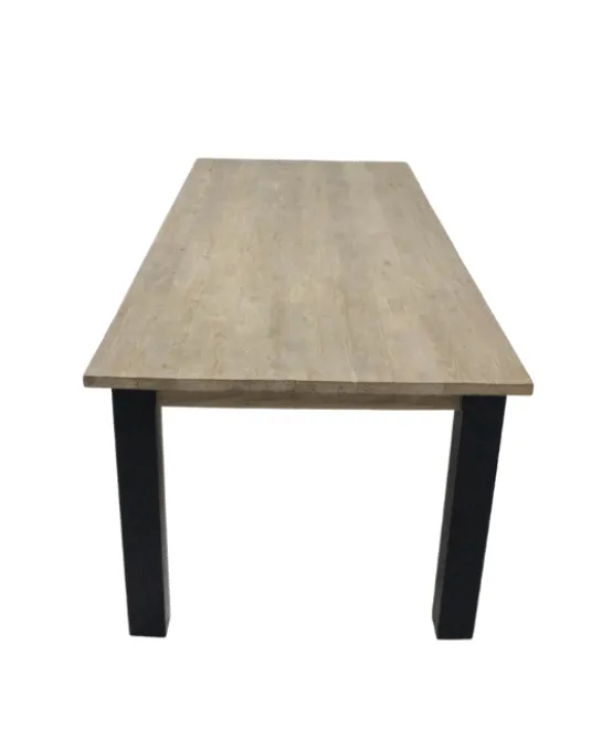 Licht teak houten eettafel