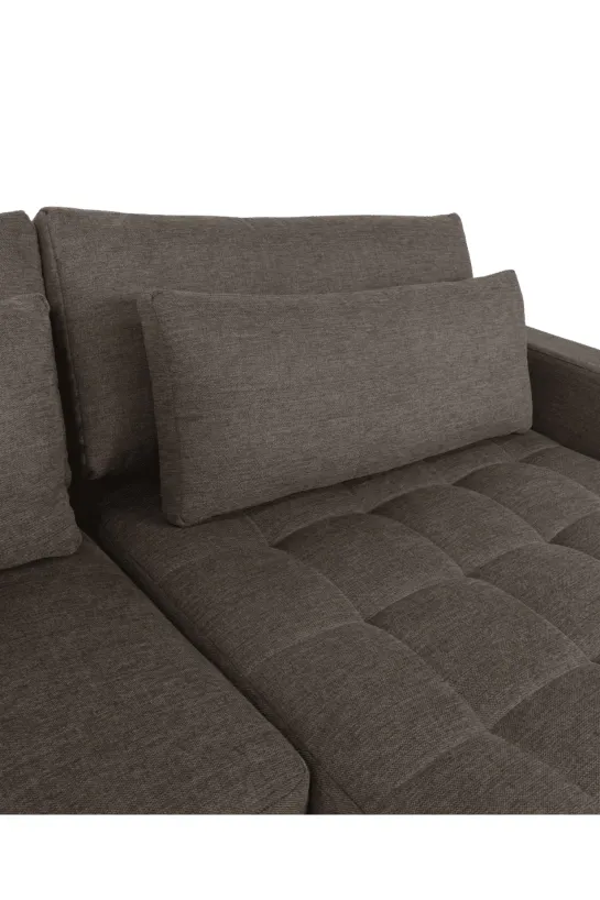 Luxe grote hoekbank – 350 cm – Plofbank – Grijs