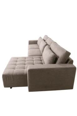 Luxe grote hoekbank – 350 cm – Plofbank – Grijs
