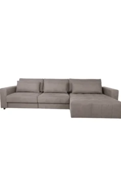 Luxe grote hoekbank – 350 cm – Plofbank – Grijs