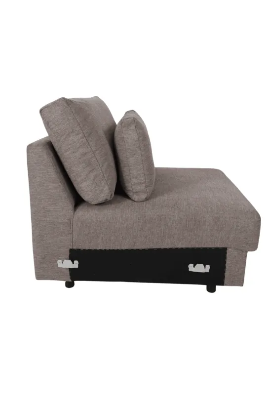 Luxe grote hoekbank – 350 cm – Plofbank – Grijs