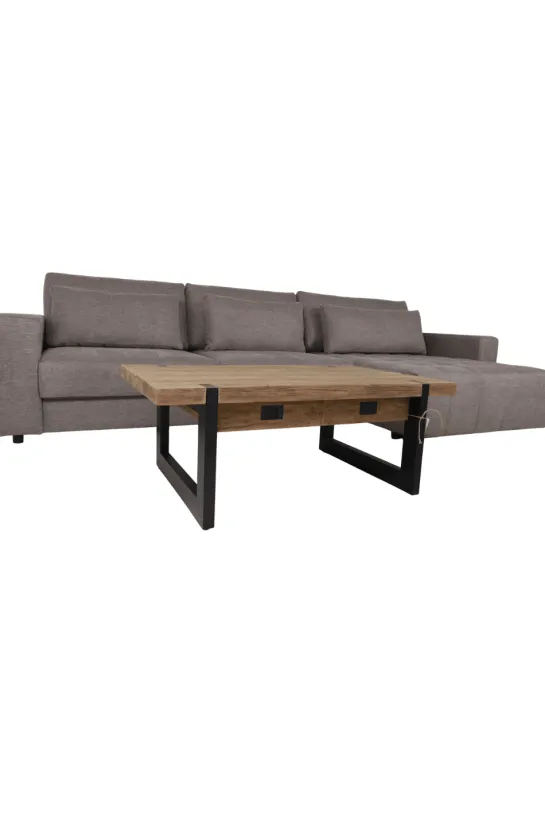 Luxe grote hoekbank – 350 cm – Plofbank – Grijs