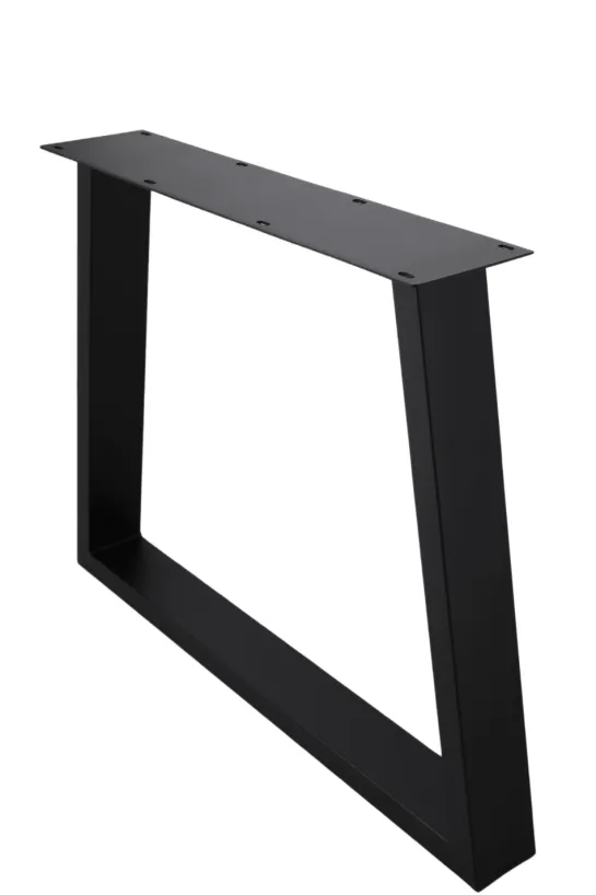 Metalen trapezium tafelpoot (set)