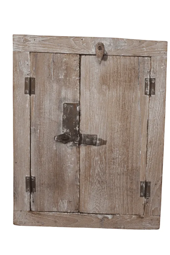 Oud charmant klein (nacht)kastje beige