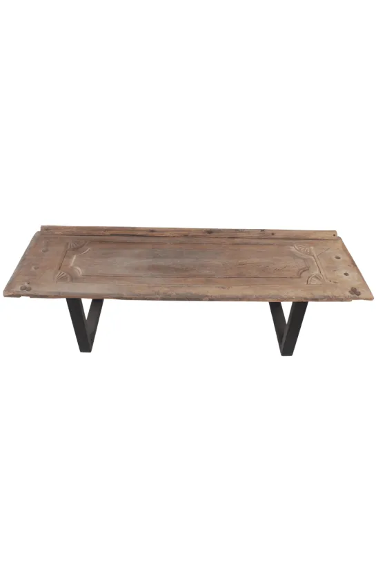 Oude deur salontafel