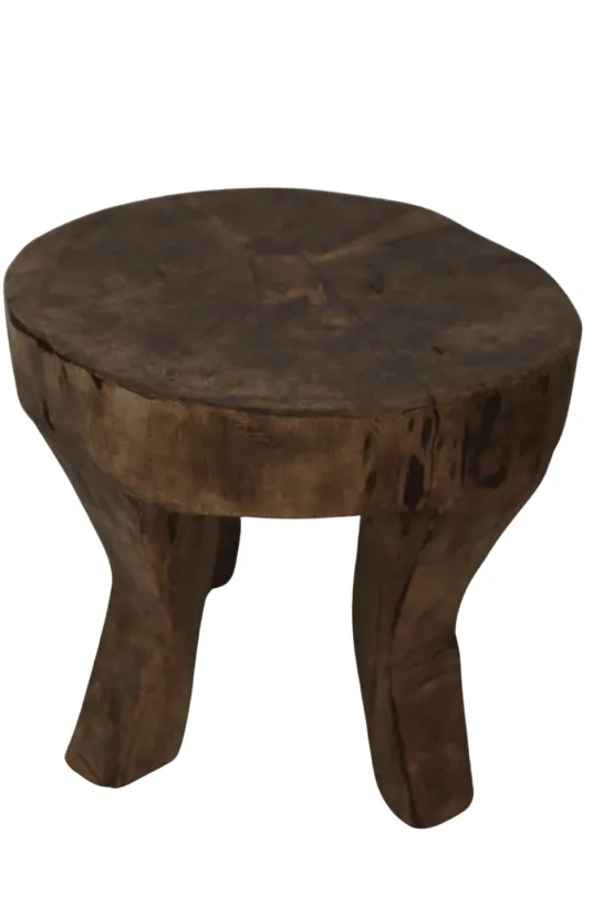 Oude Houten Bijzettafels