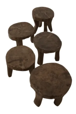 Oude Houten Bijzettafels