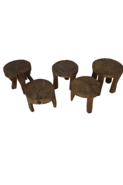 Oude Houten Bijzettafels