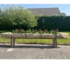 Oude houten voederbak als plantenbak 260 cm