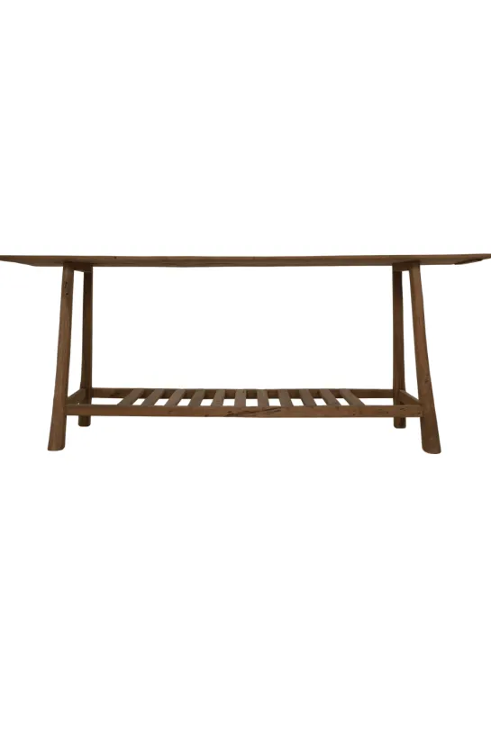 Oude Teak Houten Sidetable met Charme 200cm