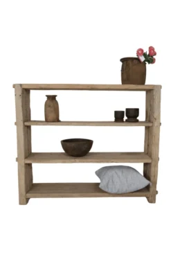 Oud Houten Rek / Boekenkast – Halfhoog