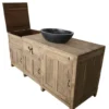 Oud Licht Houten Dressoir