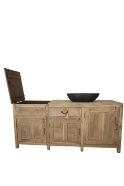 Oud Licht Houten Dressoir