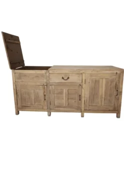 Oud Licht Houten Dressoir