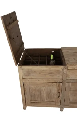 Oud Licht Houten Dressoir