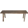 Oud teak houten bankje 130x31x45 cm
