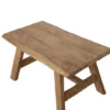 Oud teakhouten salontafel – 92x56x51 cm