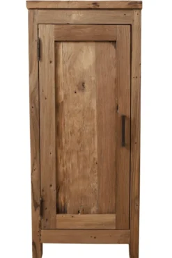 Oud teak houten toiletkastje