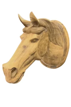 Paardenhoofd van hout