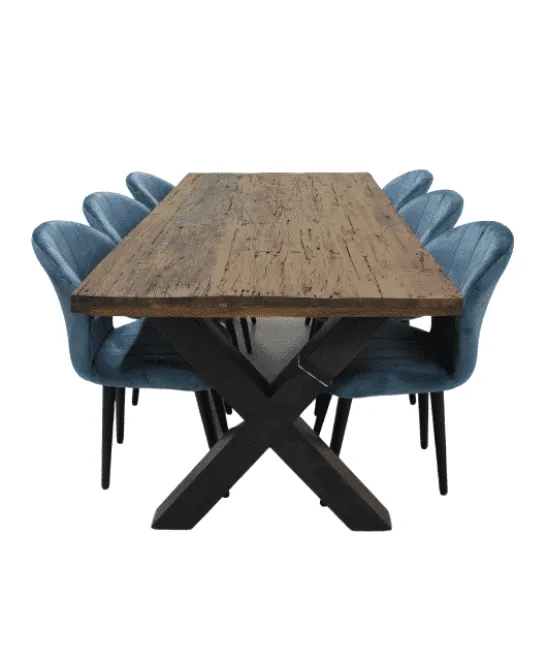Railway mango hout eettafel