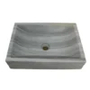 Rechthoekige green stone wasbak