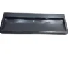 Rechthoekige Grote Zwarte Wasbak 120x40x10 cm