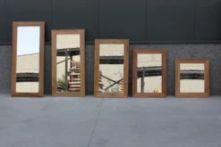 Recycled teakhouten spiegels