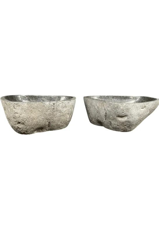 Rivierkei Wasbakken – Twin Set van 2