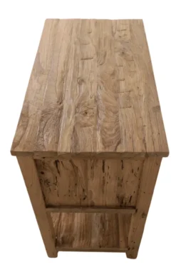Robuust ruw teak badkamermeubel