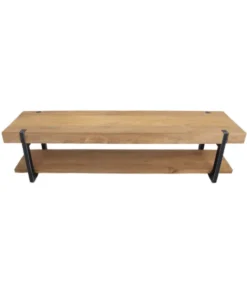 Robuust Teak tv meubel dik blad