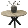 Ronde teak houten eettafel