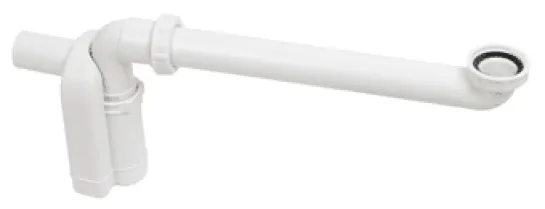 Ruimtebesparende sifonset