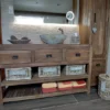 Rustiek teak badkamermeubel