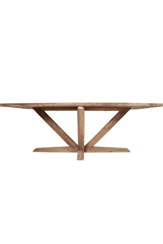 Ruwe stoere eettafel 220 cm
