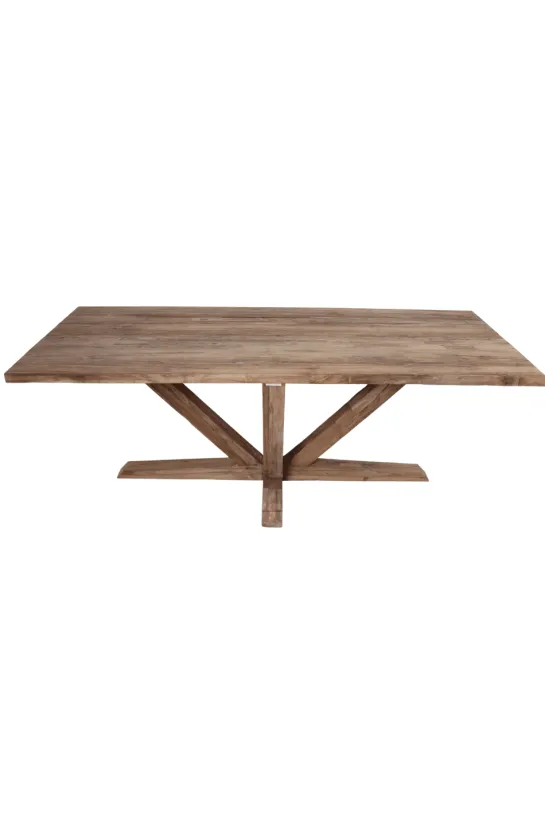 Ruwe stoere eettafel 220 cm