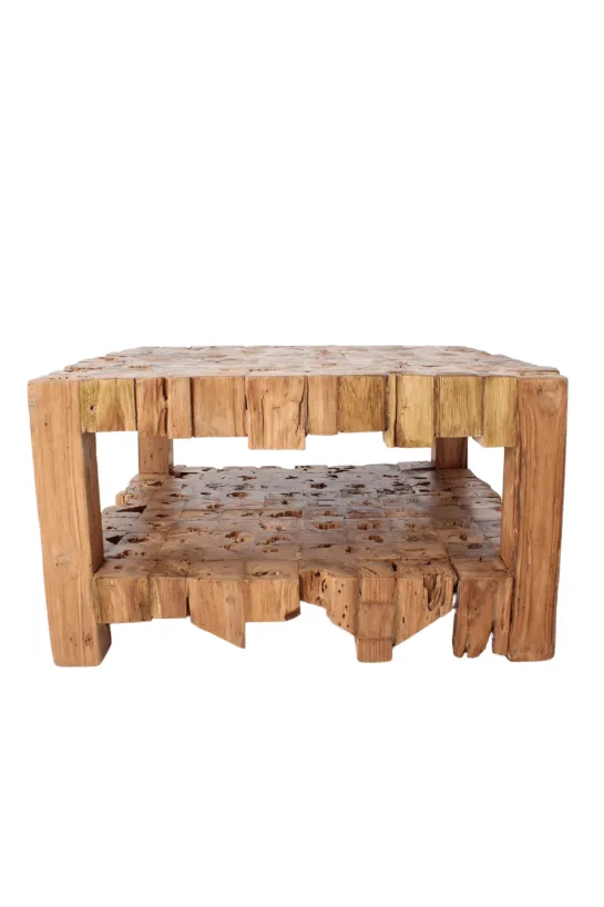 Salontafel met blokjes