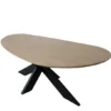Scandinavisch organische vorm eiken eettafel 270 cm