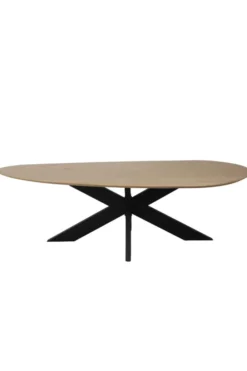 Scandinavisch organische vorm eiken eettafel 270 cm