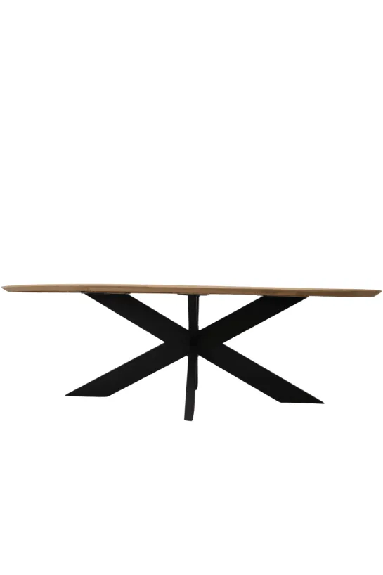 Scandinavisch organische vorm eiken eettafel 270 cm