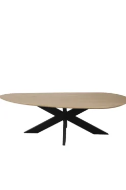 Scandinavisch organische vorm eiken eettafel 270 cm