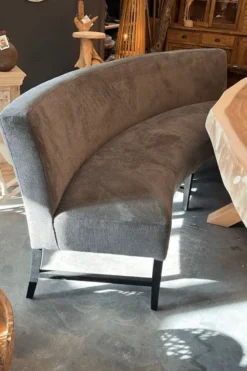 Set van 3 eetkamerstoelen + eetkamerbank ovaal