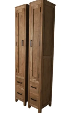 Smalle hoge badkamer kast