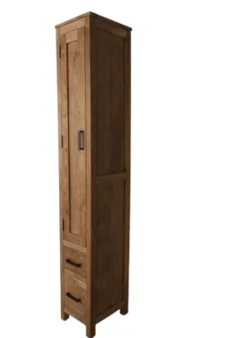 Smalle hoge badkamer kast