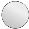 spiegel rond – 65 x 65 cm – zwart