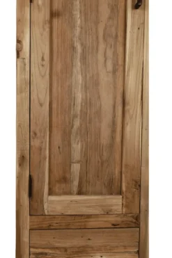 Stoere Ruwe Teakhouten Badkamerkast – 200 cm Hoog