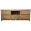 Strak teak houten tv meubel