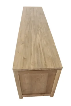 Strak teak houten tv meubel