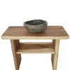 Suar houten badkamermeubel 100 cm