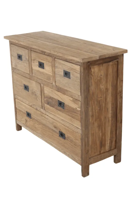 Teakhouten commode